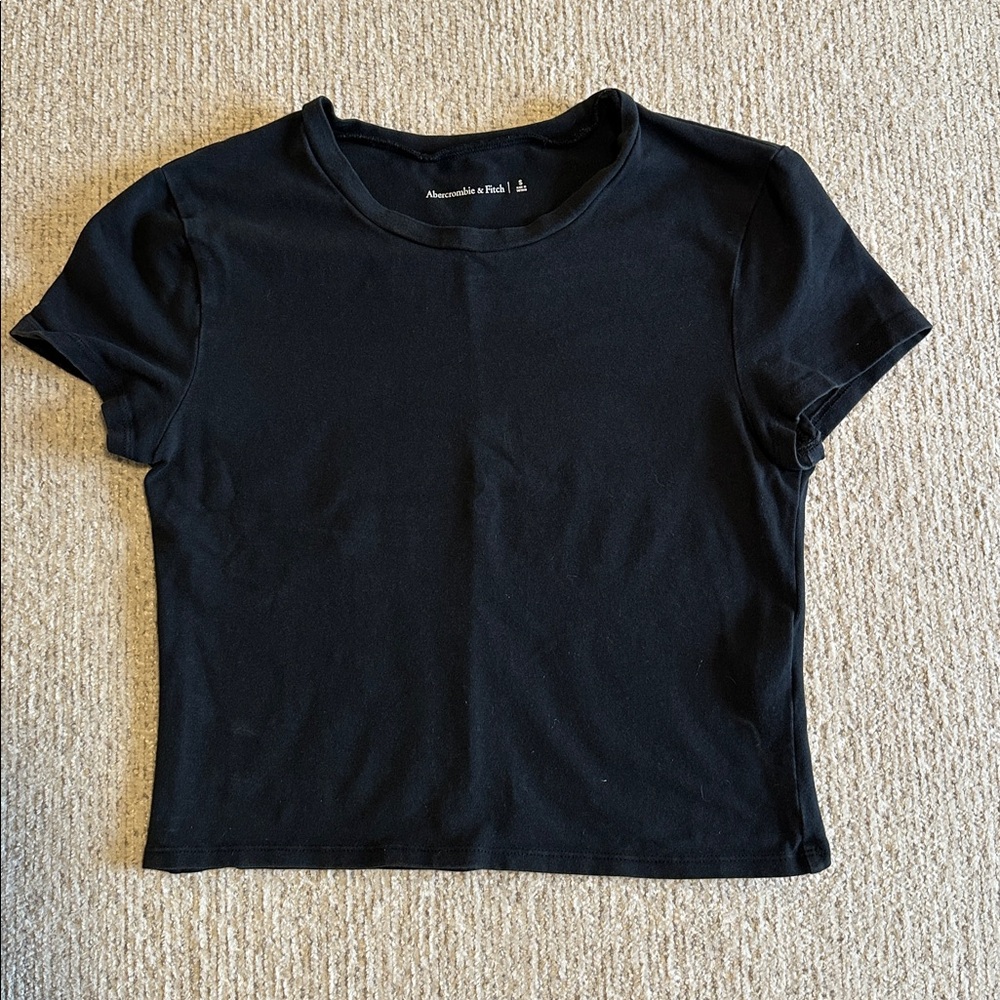 Abercrombie & Fitch Classic Black Short Sleeve Tee